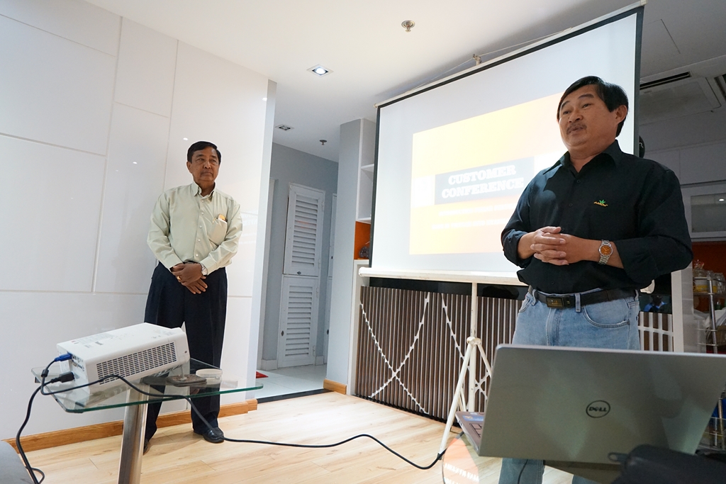 Đối tác Myanmar thăm Quang Nông