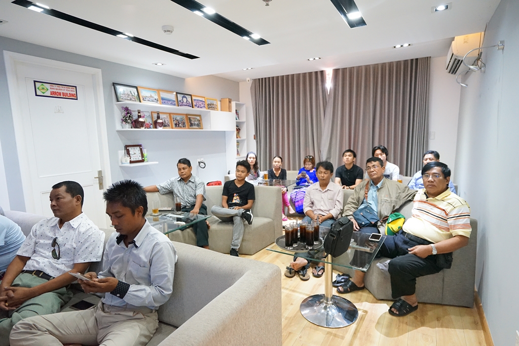 Đối tác Myanmar thăm Quang Nông
