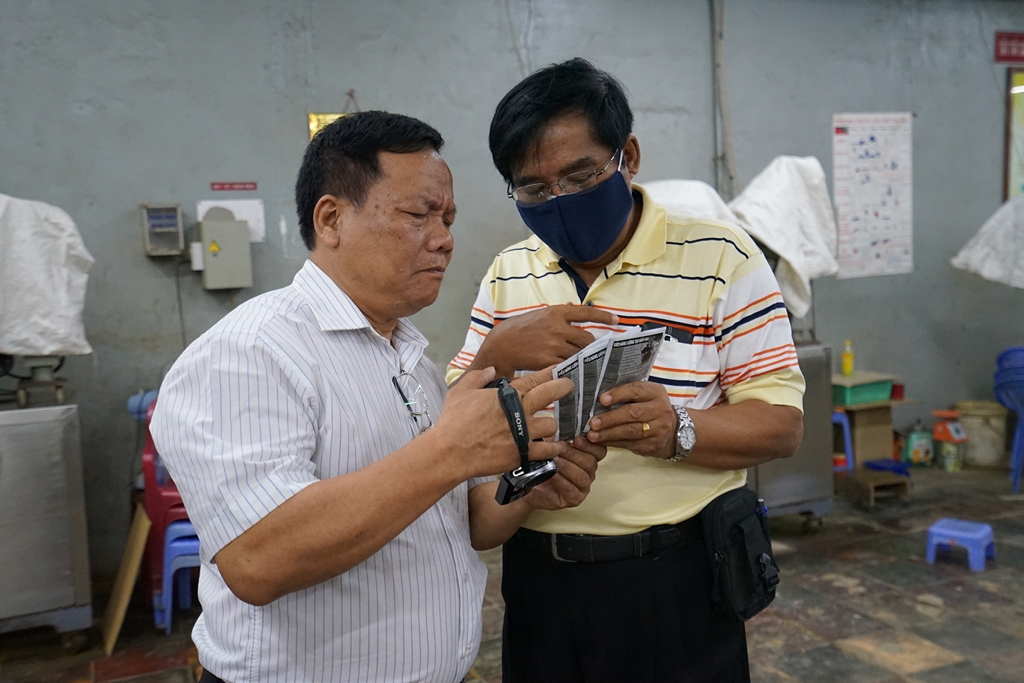 Đối tác Myanmar thăm Quang Nông