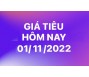 Giá tiêu hôm nay 1/11