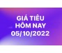Giá tiêu hôm nay 5/10