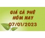 Giá cà phê hôm nay 7/1