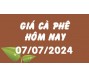 Giá cà phê hôm nay 7/7