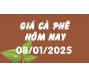 Giá cà phê hôm nay 8/1/25