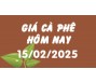Giá cà phê hôm nay 15/2/25