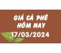 Giá cà phê hôm nay 17/3