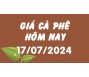 Giá cà phê hôm nay 17/7