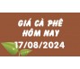 Giá cà phê hôm nay 17/8