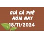 Giá cà phê hôm nay 18/11