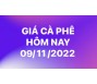 Giá cà phê hôm nay 9/11