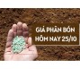 Giá phân bón hôm nay 25/10