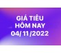 Giá tiêu hôm nay 4/11