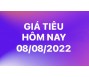 Giá tiêu hôm nay 8/8