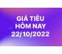 Giá tiêu hôm nay 22/10