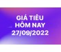 Giá tiêu hôm nay 27/9