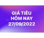 Giá tiêu hôm nay 27/9