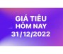 Giá tiêu hôm nay 31/12